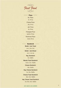 Fast Food in Udaipur